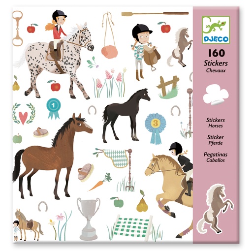 [DJE_DJ08881] Stickers Les chevaux Djeco