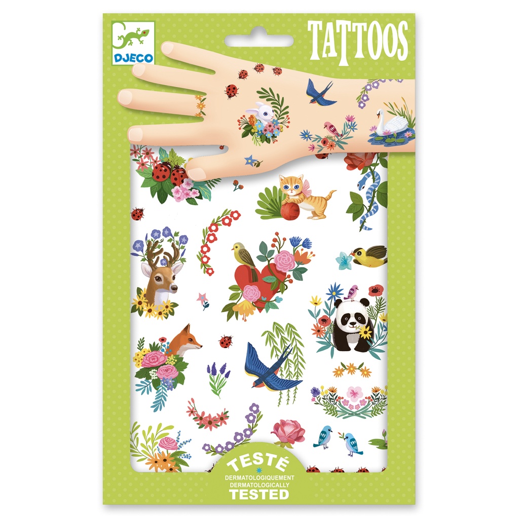 Tatouages Happy spring Djeco