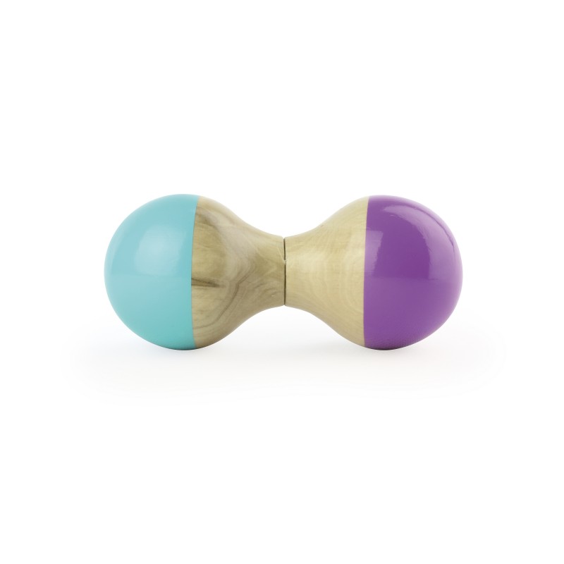Hochet du Jura turquoise et violet (Vilac)