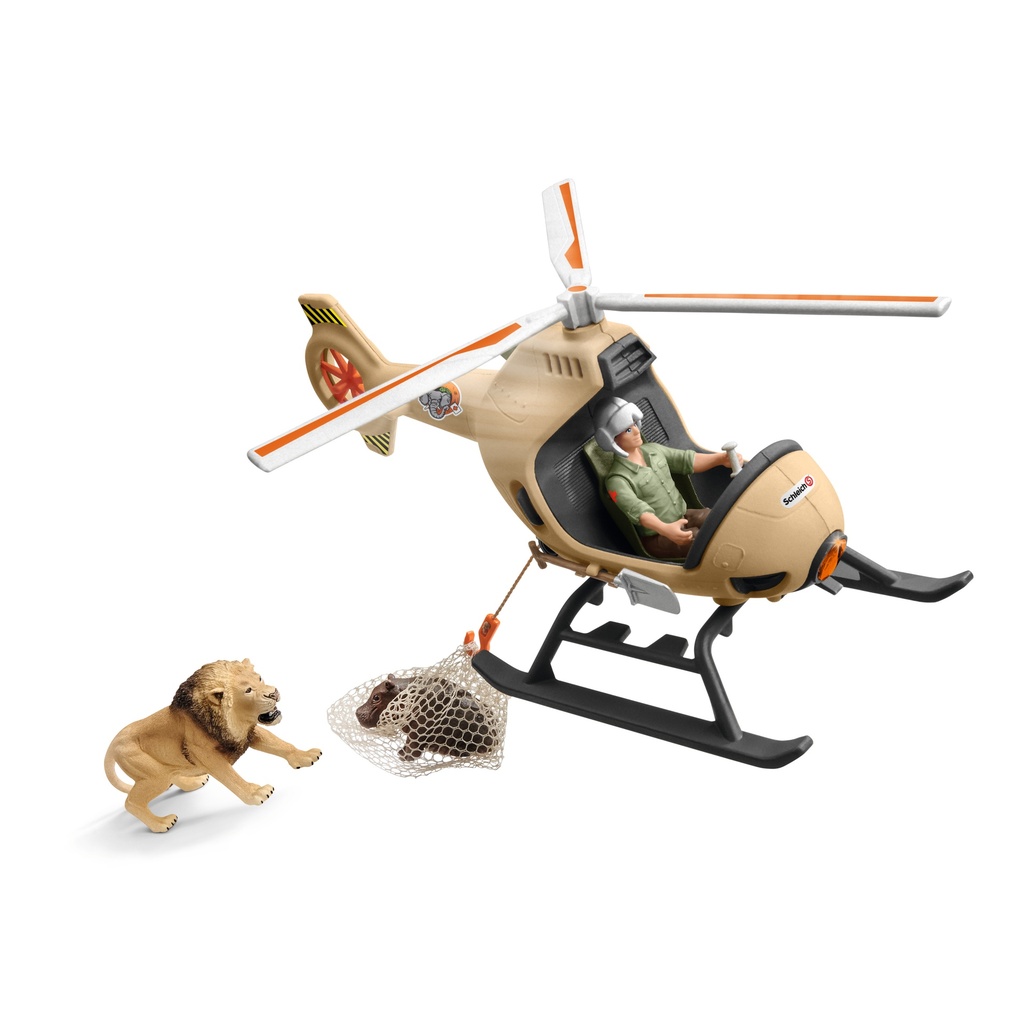Hélicoptère Pour Sauvetage D’Animaux (Wild Life Schleich)