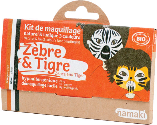 Kit de Maquillage Zèbre et Tigre Namaki
