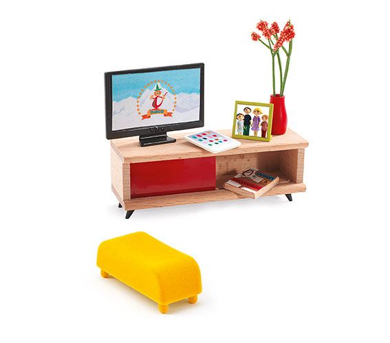 Maisons de poupées Le salon télévision Djeco