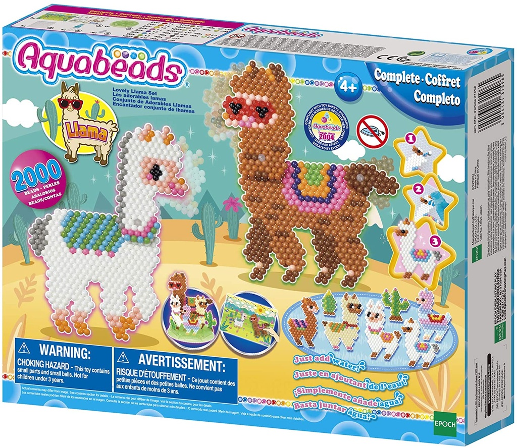 Les adorables lamas (Aquabeads)