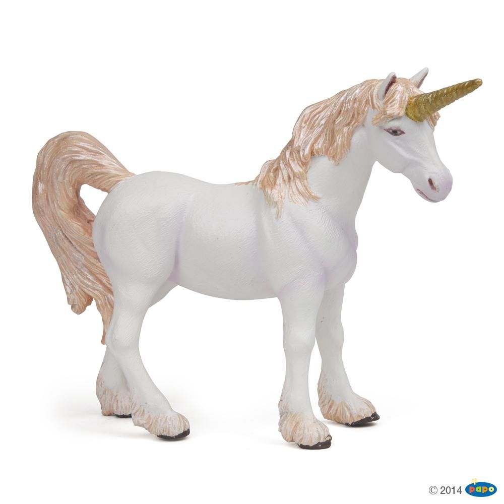 Licorne féerique , Figurine du Monde Enchanté Papo