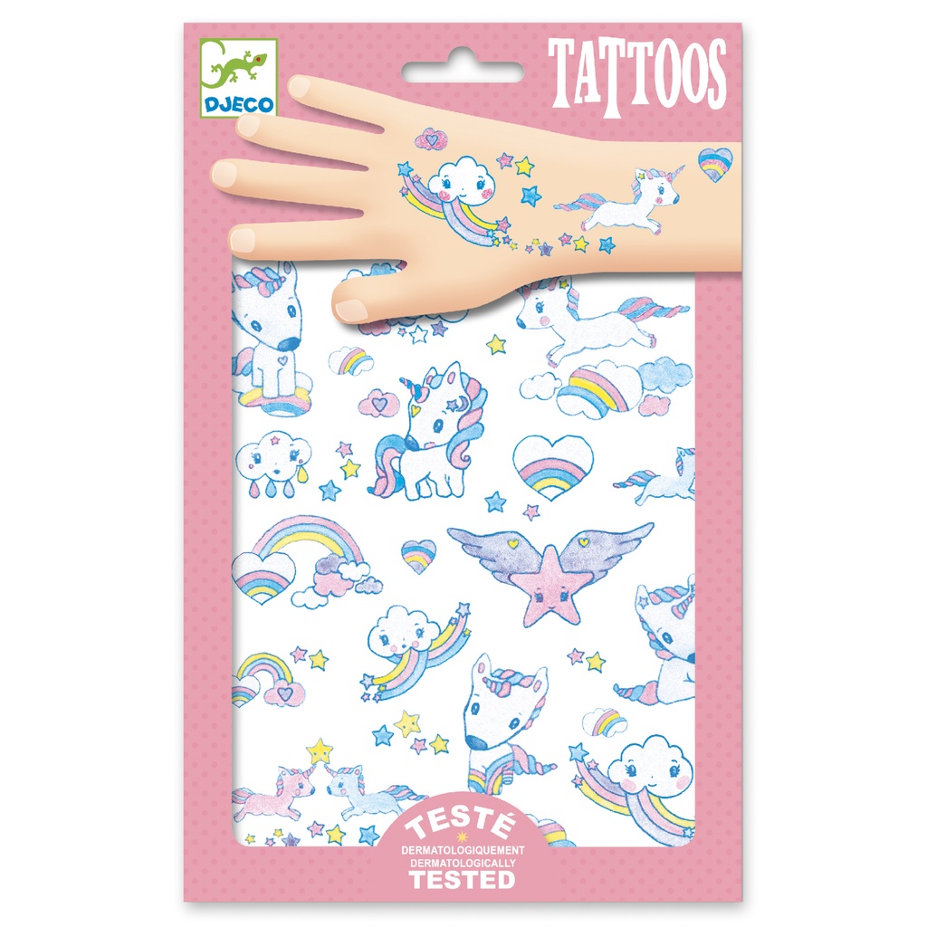 Tatouages Licornes Djeco
