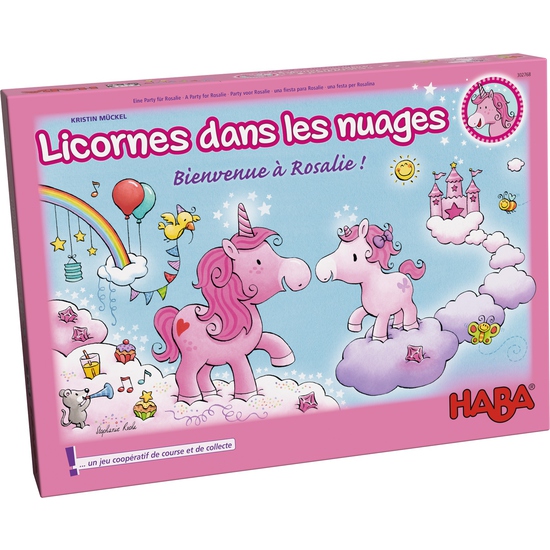 Licornes dans les nuages - Bienvenue à Rosalie! ( Jeu Haba)