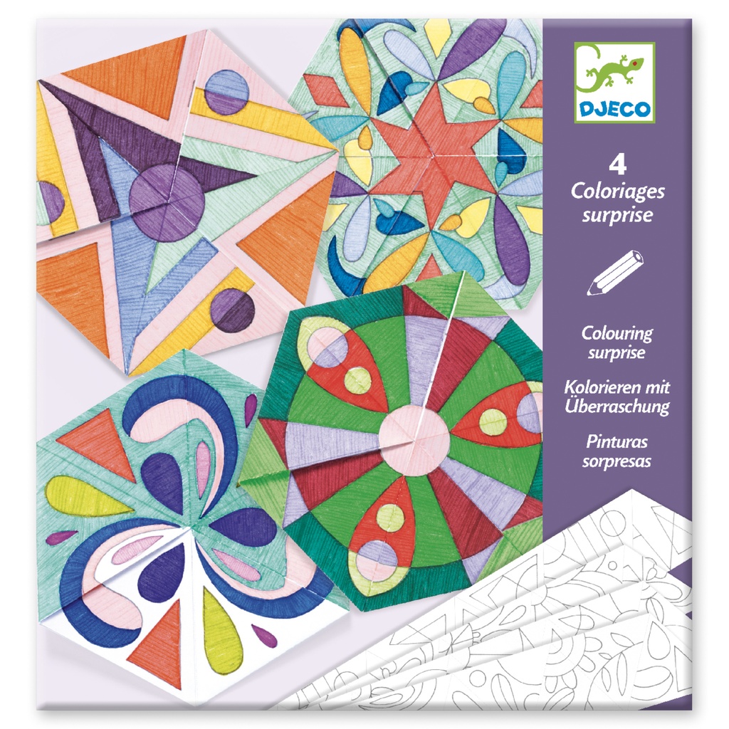 Coloriages surprises Mandalas rosaces Djeco