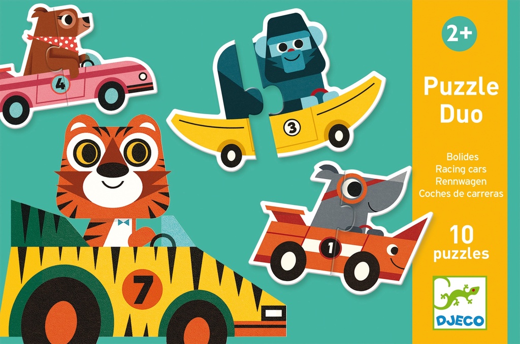 Puzzles duo-trio Puzzle Duo Bolides Djeco