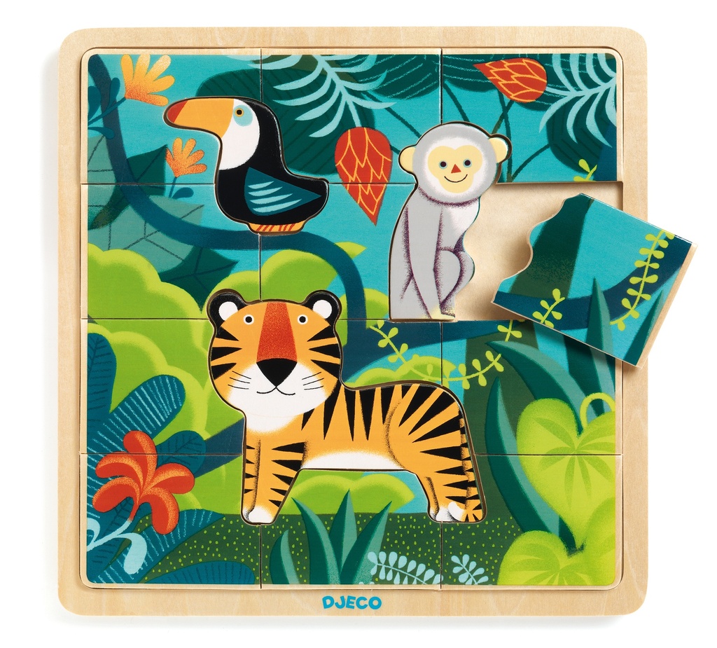 Puzzlo Puzzlo Jungle Djeco