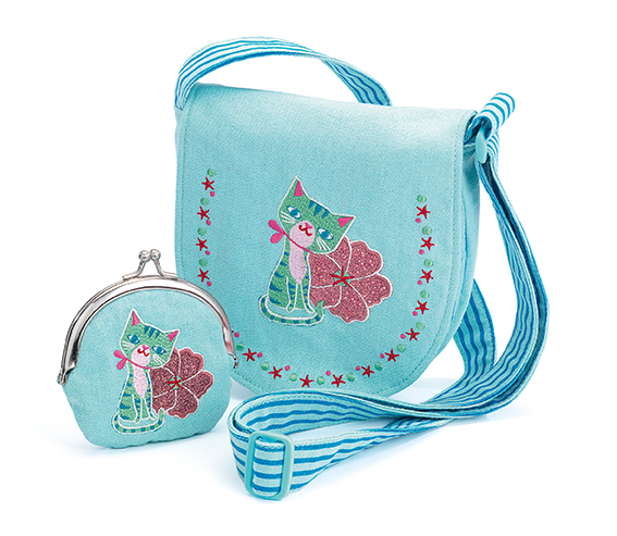 Coquetteries Sac et porte monnaie Chaton Djeco