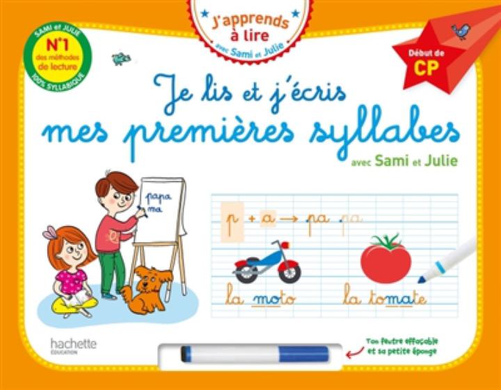 Sami Et Julie Ardoise Je Lis Et J'Écris Mes Premières Syllabes