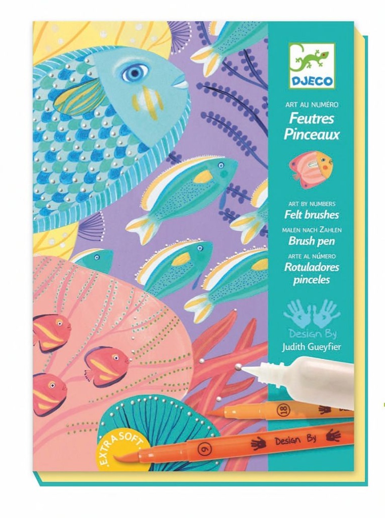 Dessin et coloriage Sous la mer Djeco