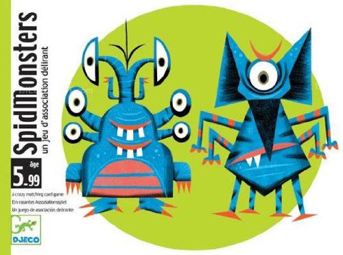 Jeux de cartes  SpidMonsters Djeco
