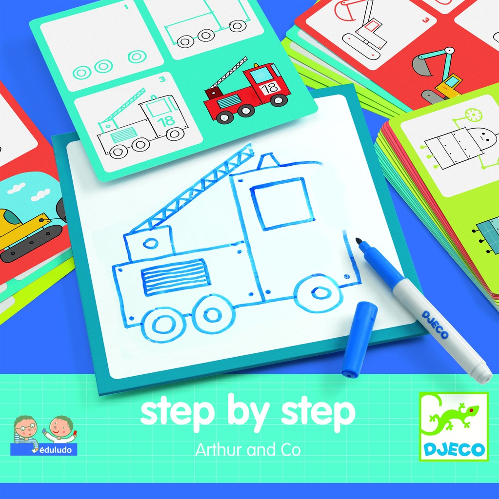 Eduludo Step by step Arthur and Co Djeco