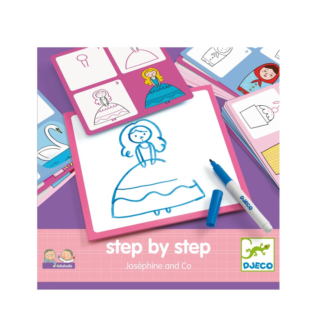 Eduludo Step by step Joséphine and Co Djeco