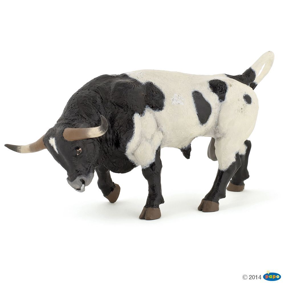 Taureau texan , Figurine de La vie à la Ferme Papo