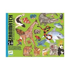 Jeux de cartes  Zanimatch Djeco
