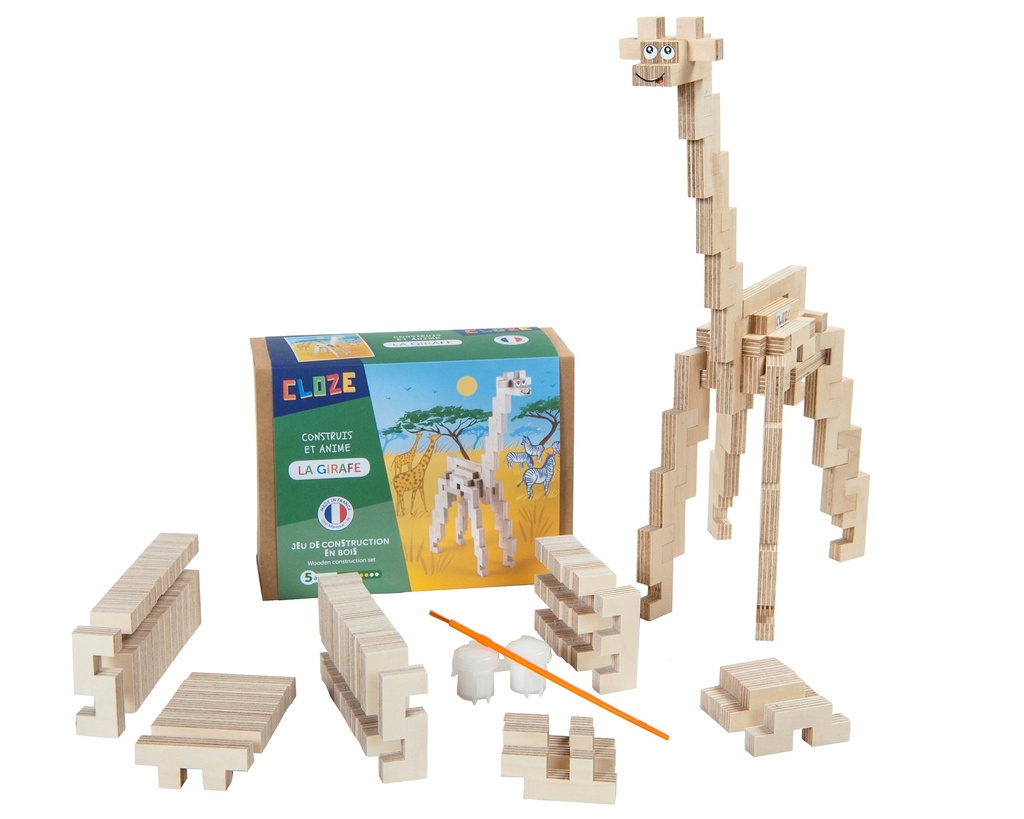 Jeu de construction aventure - Girafe Cloze