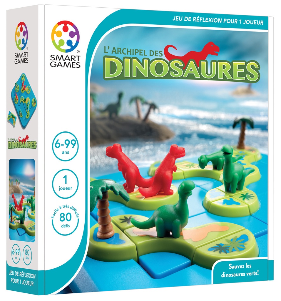 l'Archipel des Dinosaures - 80 défis originaux Smart Games