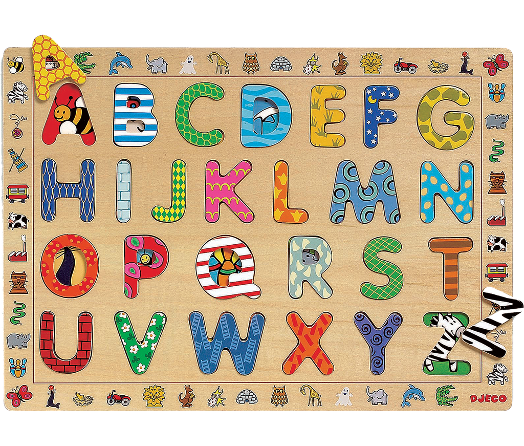 Puzzles éducatif bois ABC Djeco