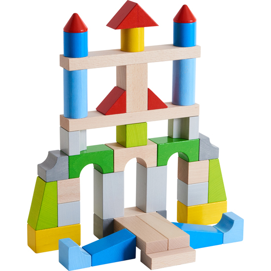 Blocs de construction - Grande boîte de base,multicolore (43 pièces)