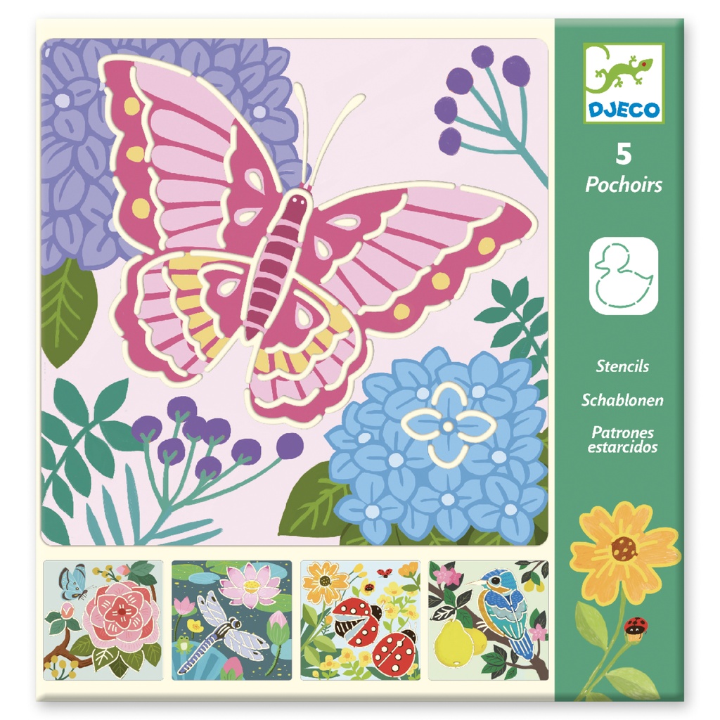 Pochoirs Ailes du jardin Djeco