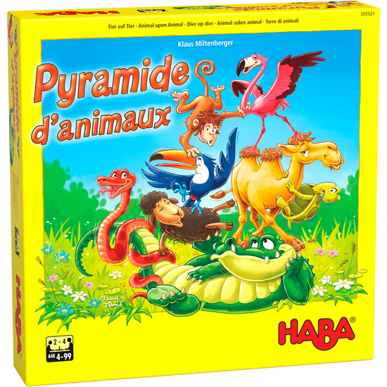 Jeu - Pyramide d’animaux - Jeu d’empilement et d’équilibre