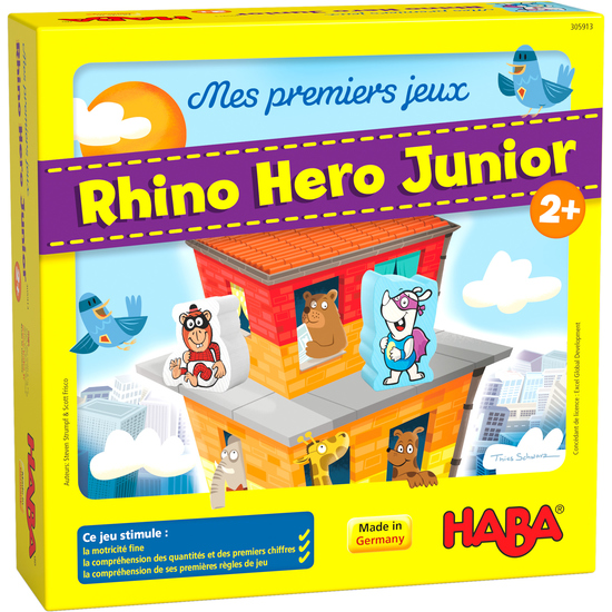 Jeu - Mes premiers jeux - Rhino Hero Junior