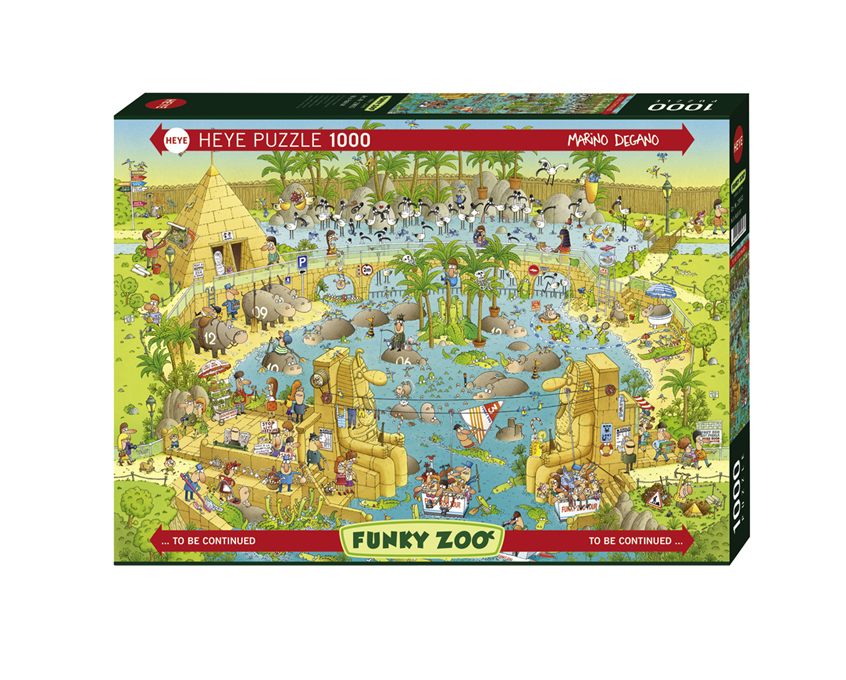 Puzzle 1000p Habitat du Nil Heye