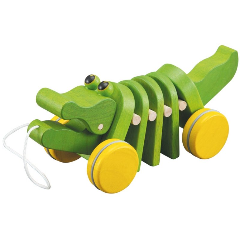 Alligator à tirer Plan Toys