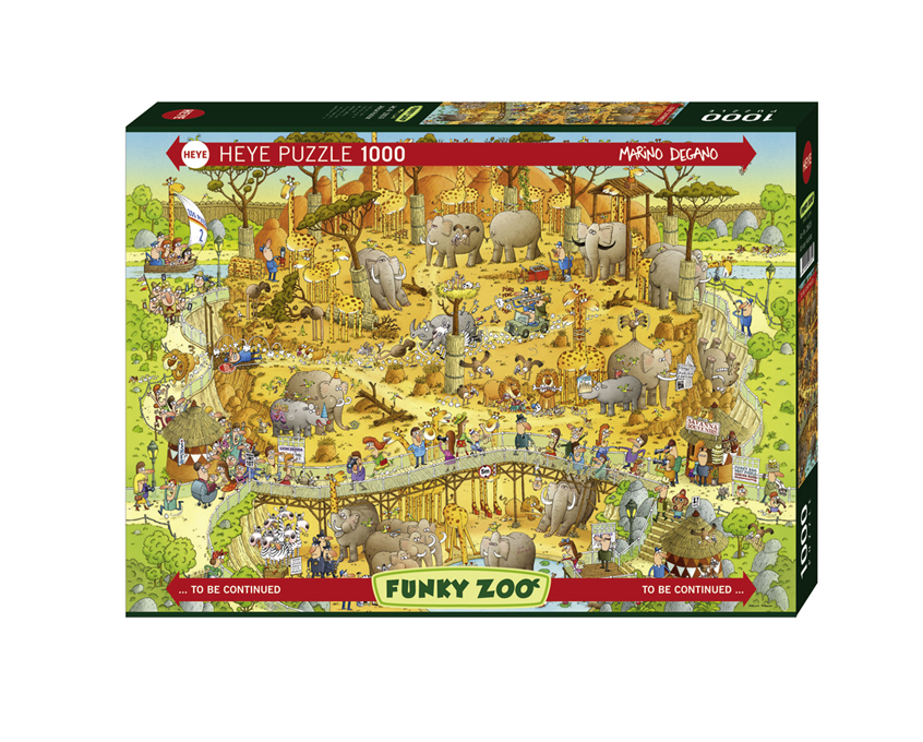 Puzzle 1000p African habitat Heye