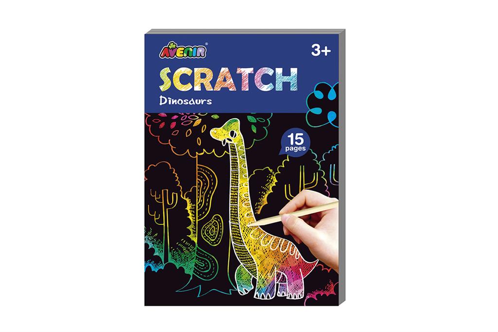 Avenir scratch - Mini livre dinosaures