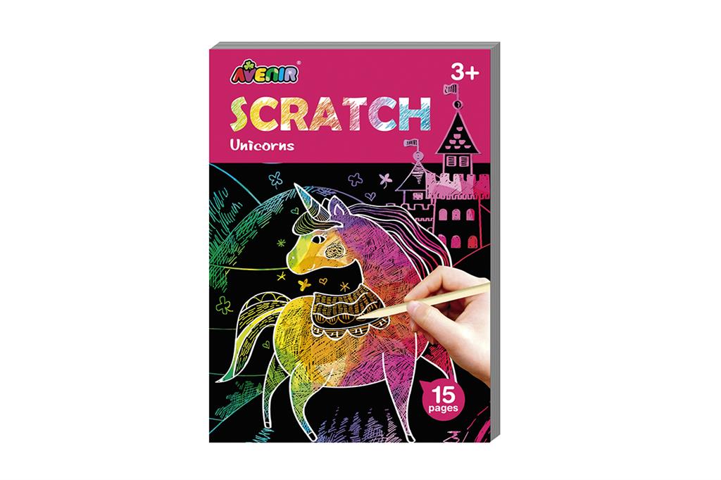 Avenir scratch - Mini livre licornes