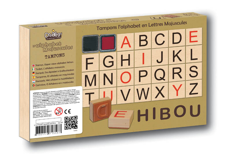 Alphabet majuscule étui Crealign