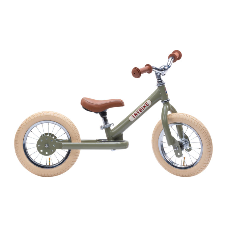 Draisienne Trybike acier vert vintage