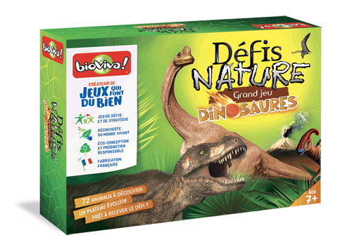 Le grand jeu des défis nature - Dinosaures