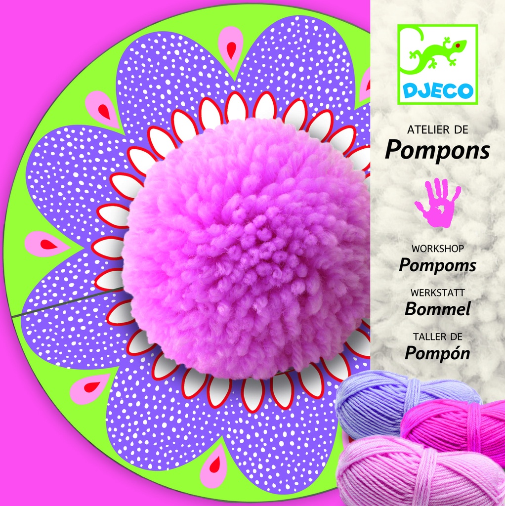 Atelier de pompons (Laine Djeco)