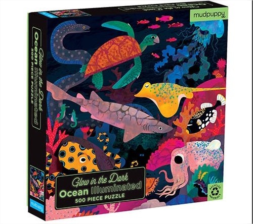 Glow in the dark puzzle - Océan 500 pcs