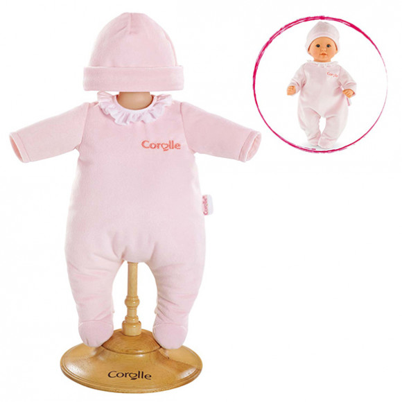 Pyjama Rose pour poupon 30cm Corolle