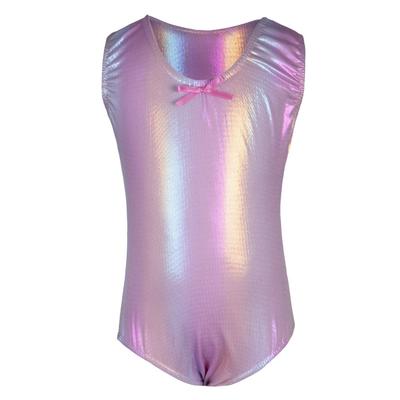 Body brillant rose arc en ciel, 3-4 ans