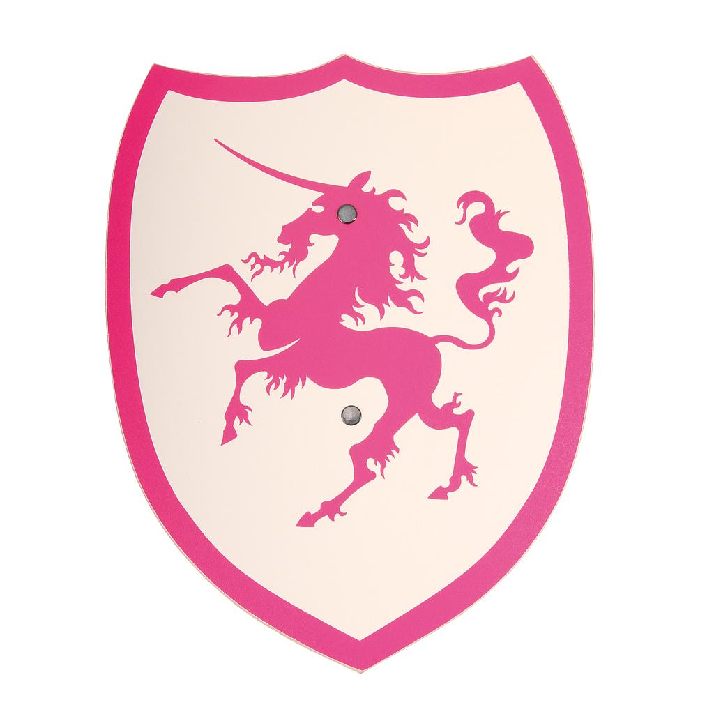 Bouclier incurvé de la Princesse au motif licorne VAH