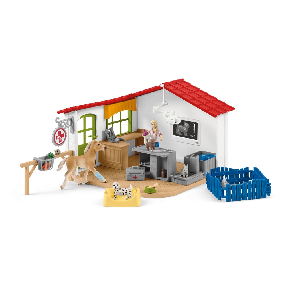 Cabinet Vétérinaire Avec Animaux (Farm World Schleich)
