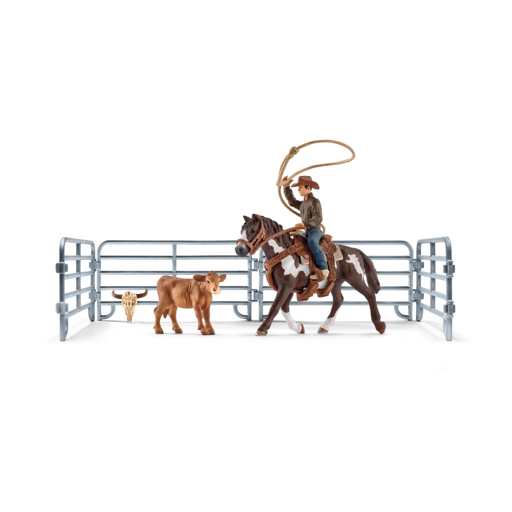 Capture Au Lasso Avec Un Cowboy (Farm World Schleich)