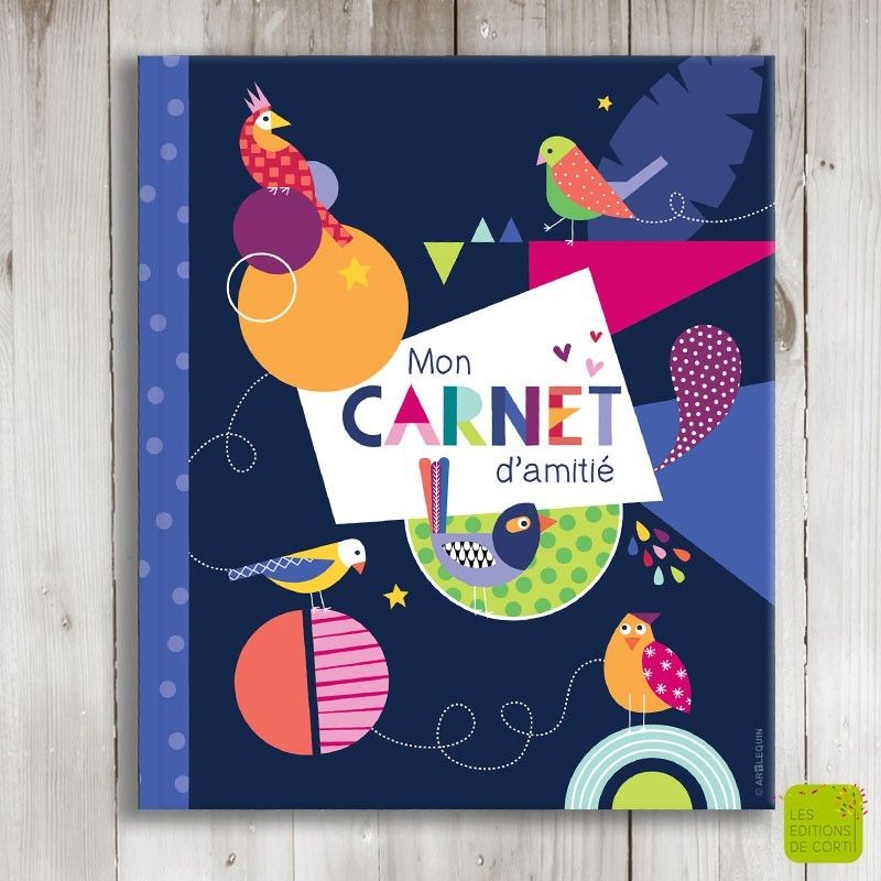 Carnet d'amitié " Oiseaux de paradis" (Cortil)