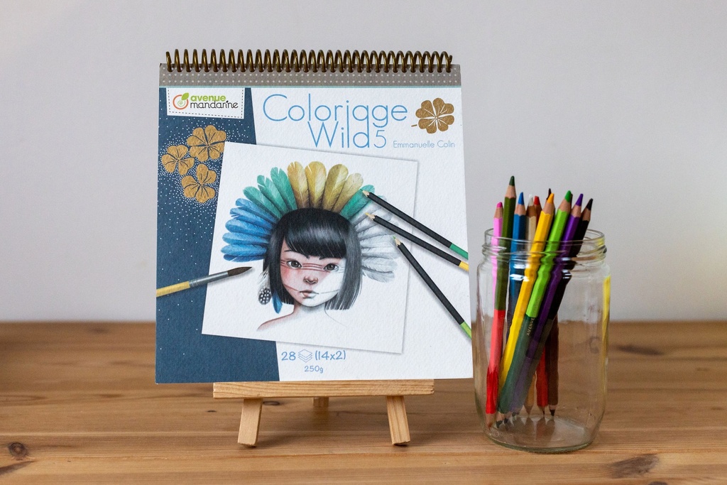 Carnet de coloriage Wild 5