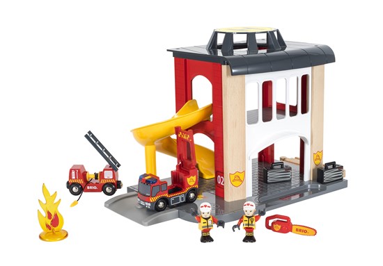 Caserne De Pompiers BRIO (3 ans +)