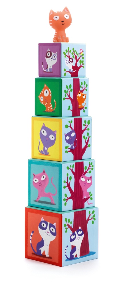 Cubes premier âge Catibloc Djeco