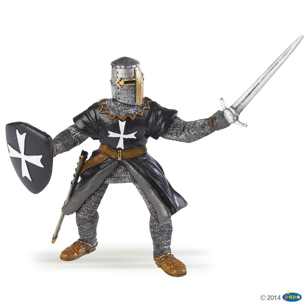 Chevalier hospitalier à l'épée, Figurine du Monde Médiéval Papo