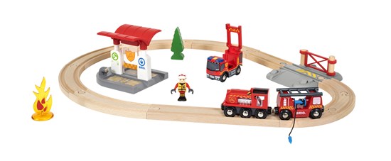Circuit Pompier Lutte Contre Le Feu BRIO (3 ans et +)