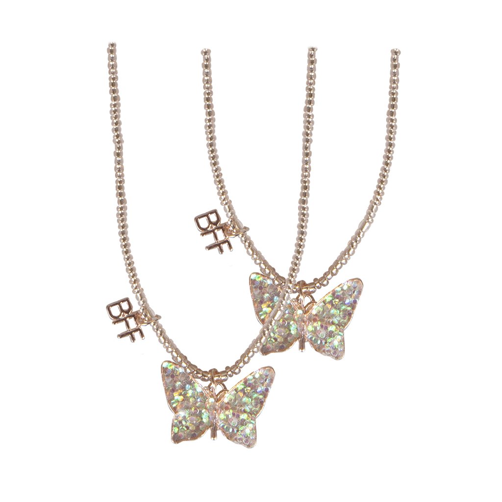 Collier BFF Butterlfly Share & Tear, Pink